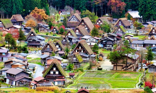 Japanese Village – Sunday’s Daily Jigsaw Puzzle