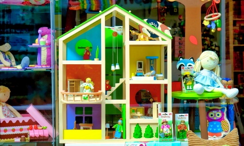 Toy Store Window Display