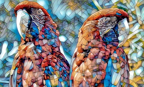 Abstract Birds – Monday’s Daily Jigsaw Puzzle