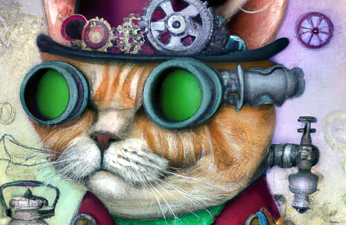 Fancy Steampunk Cat