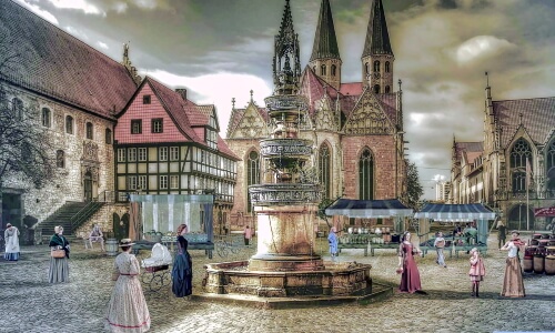 A Really Old Town – Tuesday’s Daily Jigsaw Puzzle