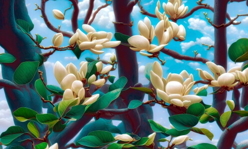 Flowering Trees – Friday’s Free Daily Jigsaw Puzzle