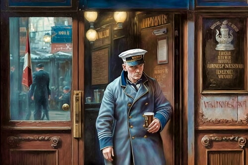 Another Sailor On Liberty – Sunday’s Daily Jigsaw Puzzle