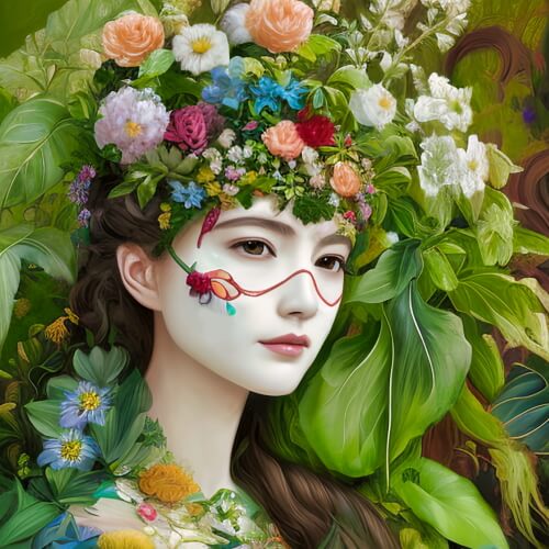 The Flower Princess – Saturday’s Daily Jigsaw Puzzle