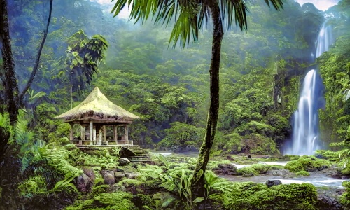 Temple In the Jungle – Tuesday’s Free Daily Jigsaw Puzzle
