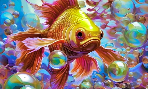 The Golden Fish – Monday’s Free Daily Jigsaw Puzzle