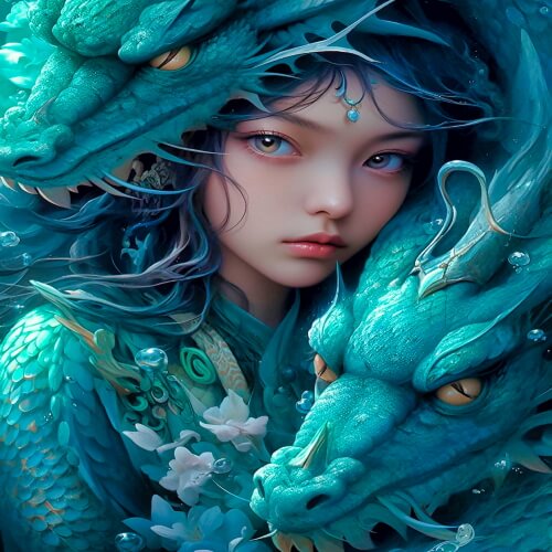 A Girl And Her Dragon – Sunday’s Free Daily Jigsaw Puzzle