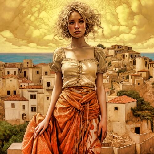 The Girl From Italy – Tuesday’s Daily Jigsaw Puzzle