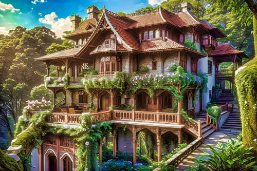 The Old Mansion – Wednesday’s Daily Jigsaw Puzzle
