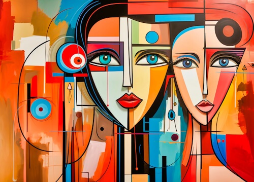 Abstract Faces – Wednesday’s Daily Jigsaw Puzzle