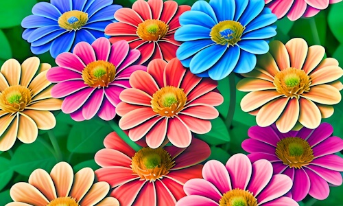 Basic Flowers – Tuesday’s Free Daily Jigsaw Puzzles