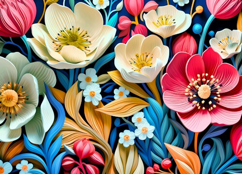Flowers – Tuesday’s Daily Jigsaw Puzzle