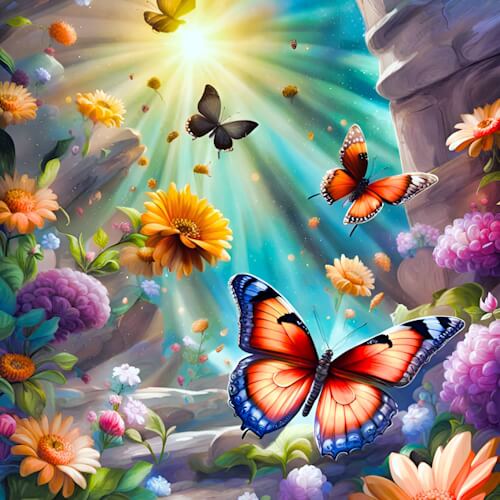 Butterflies – Tuesday’s Daily Jigsaw Puzzle