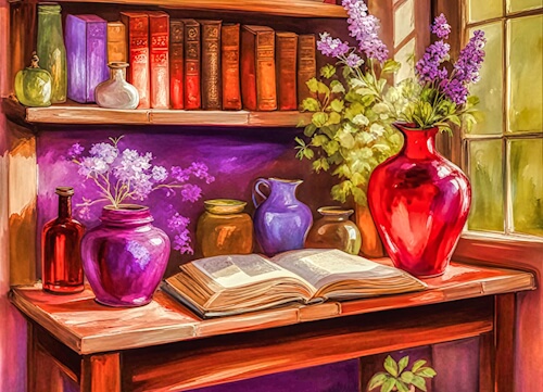 Still Life Desk – Sunday’s Daily Jigsaw Puzzle