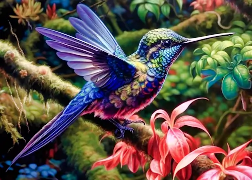 Hummingbird – Thursday’s Free Daily Jigsaw Puzzle