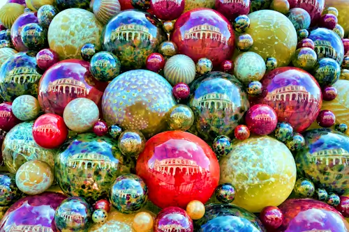 Glass Balls – Thursday’s Daily Jigsaw Puzzle