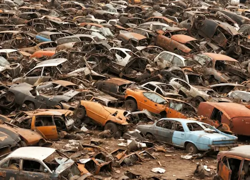 The Junkyard – Tuesday’s Daily Jigsaw Puzzle