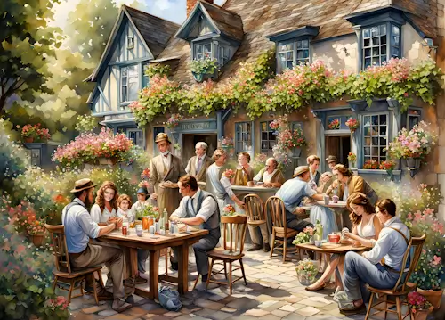Victorian Lunch – Friday’s Free Daily Jigsaw Puzzle