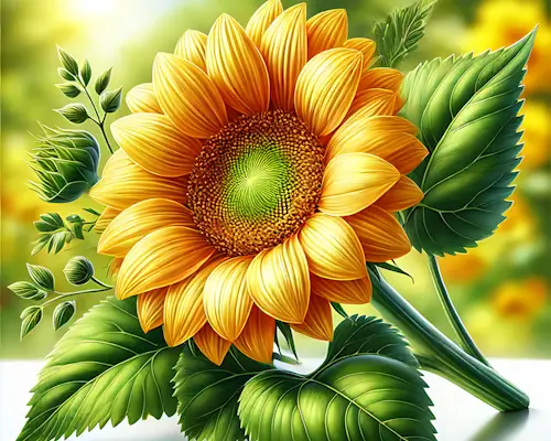 Sunflower – Saturday’s Daily Jigsaw Puzzle
