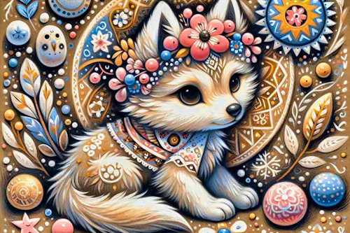 Baby Wolf – Monday’s Daily Jigsaw Puzzle