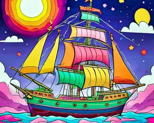 One For The Kids – Colorful Ship