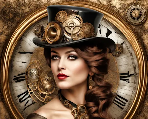Steampunk Portrait Friday’s Daily Jigsaw Puzzle