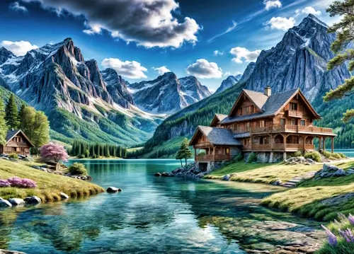 A Cabin In The Woods – Tuesday’s Daily Jigsaw Puzzle