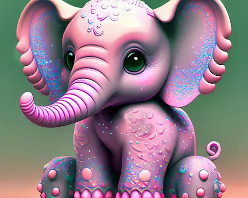 PInk Elephant – Thursday’s Daily Jigsaw Puzzle