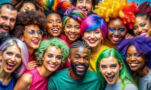 Colorful Hair Styles – Thursday’s Daily Jigsaw Puzzle