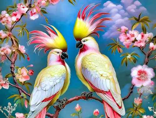 Pretty Birds – Wednesday’s Daily Jigsaw Puzzle