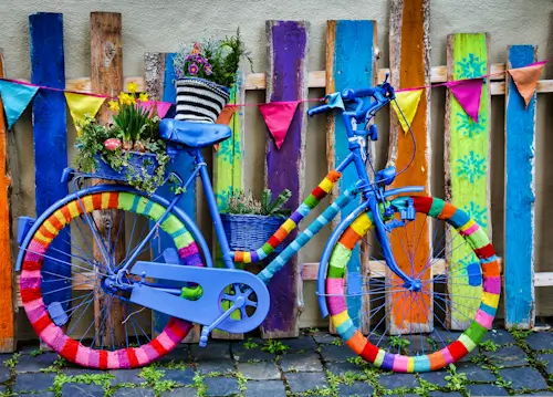 Start Your Saturday with a Bright ‘Bicycle Planter’ Jigsaw Puzzle!