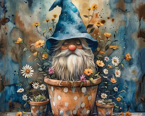 Garden Gnome – Monday’s Daily Jigsaw Puzzle