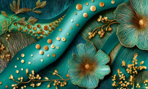 Abstract Flowers – Tuesday’s Daily Jigsaw Puzzle