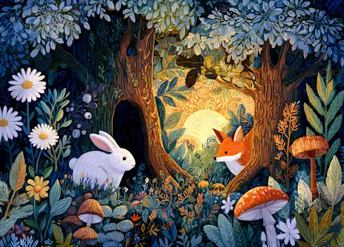 One Day In The Forest – Saturday’s Daily Jigsaw Puzzle