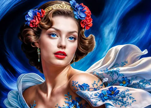 Portrait Of A Beautiful Woman – Thursday’s Daily Jigsaw Puzzle