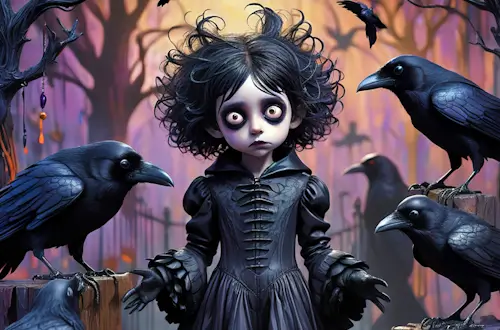 Spooky Girl – Monday’s Daily Jigsaw Puzzle