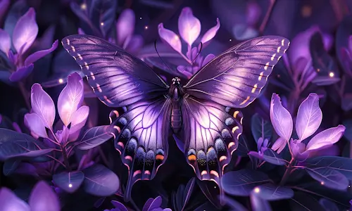 Purple Butterfly Horse – Thursday’s Daily Jigsaw Puzzle