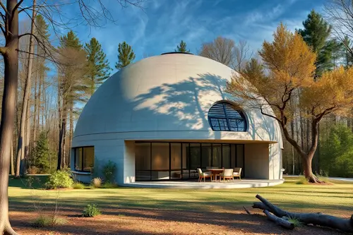 Dome Home In The Woods – Wednesday’s Daily Jigsaw Puzzle