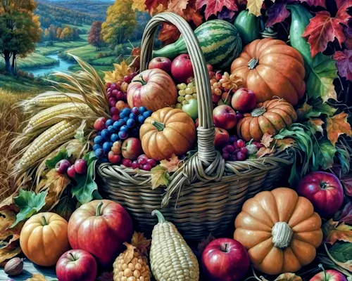 The Fall Harvest – Thursday’s Daily Jigsaw Puzzle