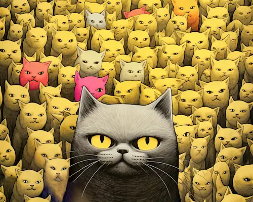 Cats – Tuesday’s Tough Jigsaw Puzzles