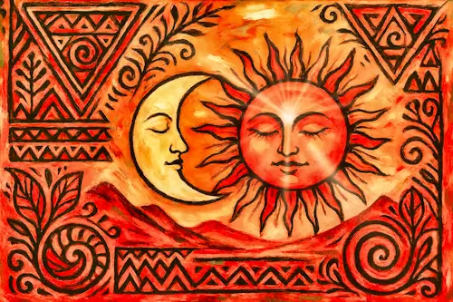 The Sun And The Moon – Tuesday’s Daily Jigsaw Puzzle