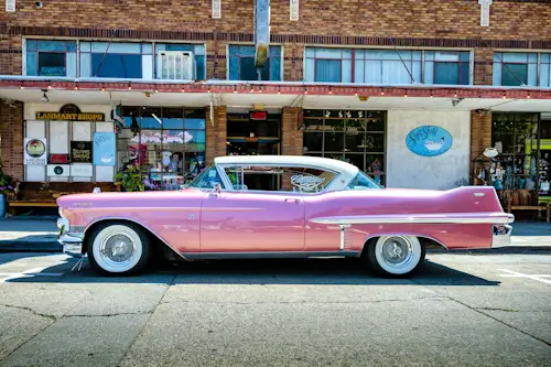 Pink Cadillac – Tuesday’s Daily Jigsaw Puzzle