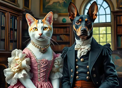 Unusual Victorian Couple – Tuesday’s Jigsaw Puzzle