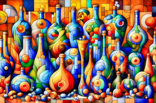Sunday’s Daily Jigsaw Puzzle – Surreal Bottles