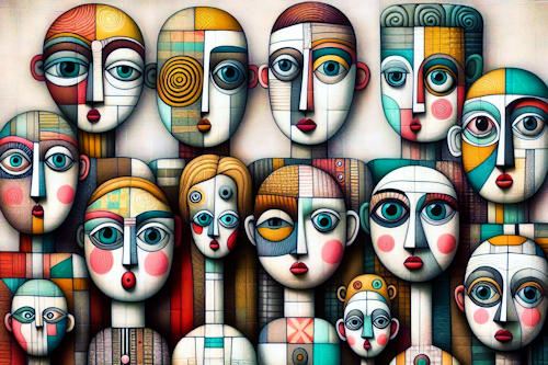 Faces – Saturday’s Daily Jigsaw Puzzle