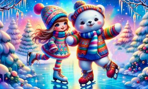 Whimsy Girl And Bear – Friday’s Daily Jigsaw Puzzles
