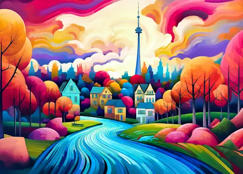 The Artistic Landscape – Thursday’s Daily Jigsaw Puzzle