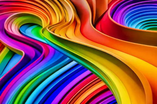 Wednesday’s Daily Jigsaw Puzzle – Abstract Rainbow