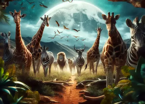 African Wildlife – Monday’s Daily Jigsaw Puzzle