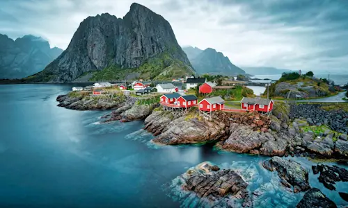 Hamnøy Fishing Village – Friday’s Daily Jigsaw Puzzle